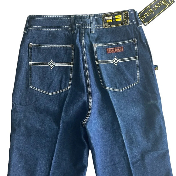 Vintage 80's Bonjour Dark Wash Jeans Size - Picture 3 of 9